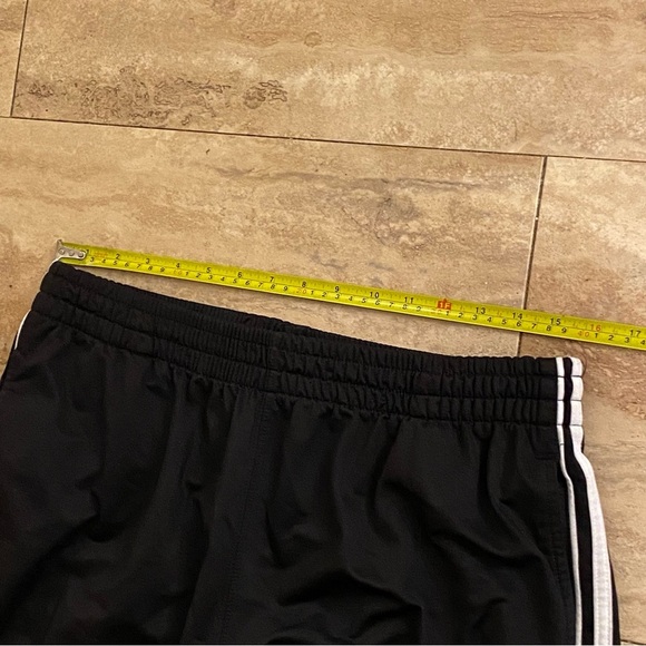 Mens Highlands Stretch Jogger Pants Size XL Black With Side White Striped - Picture 3 of 10